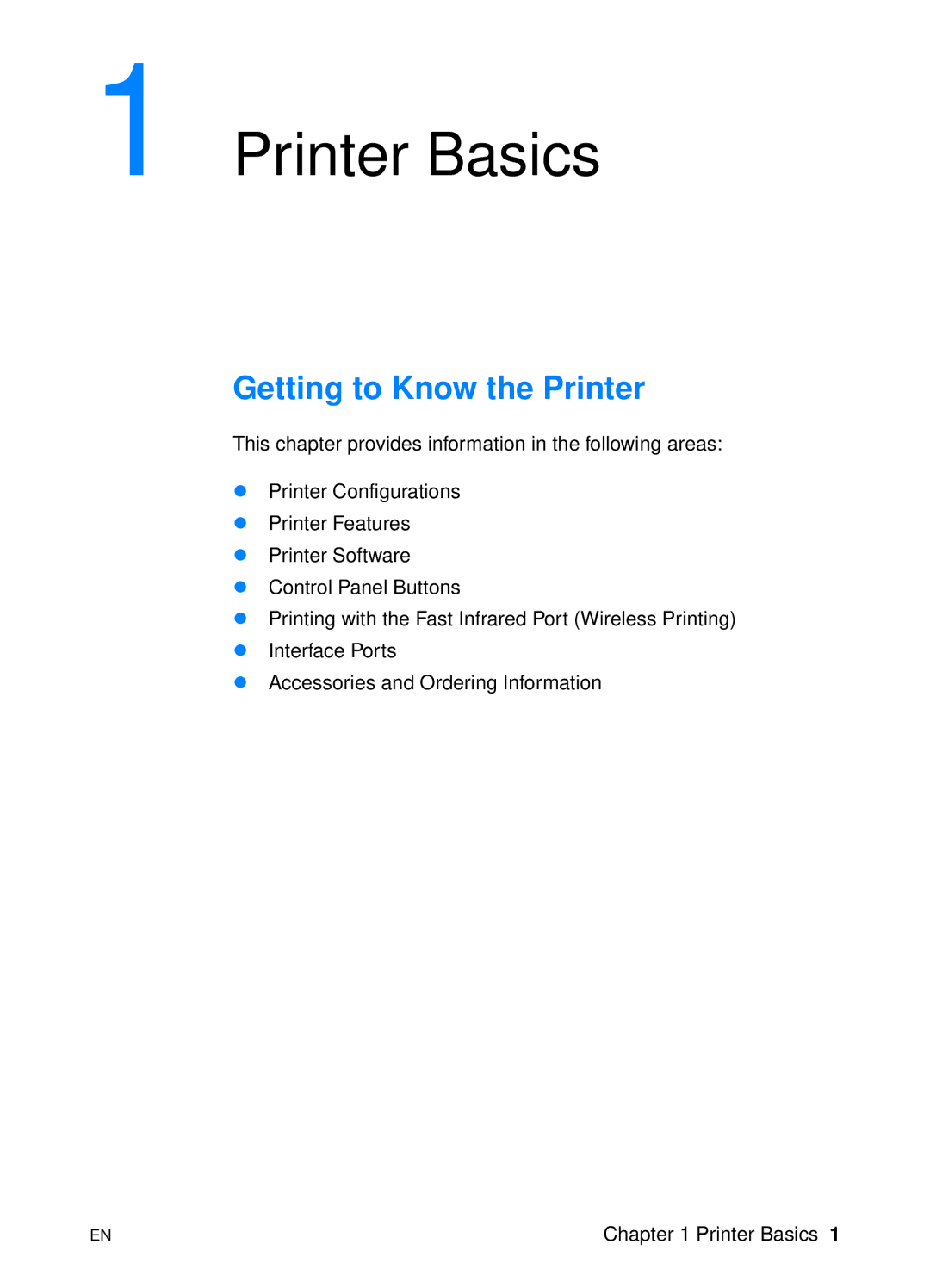 HP 2200 manual Printer Basics, Getting to Know the Printer 