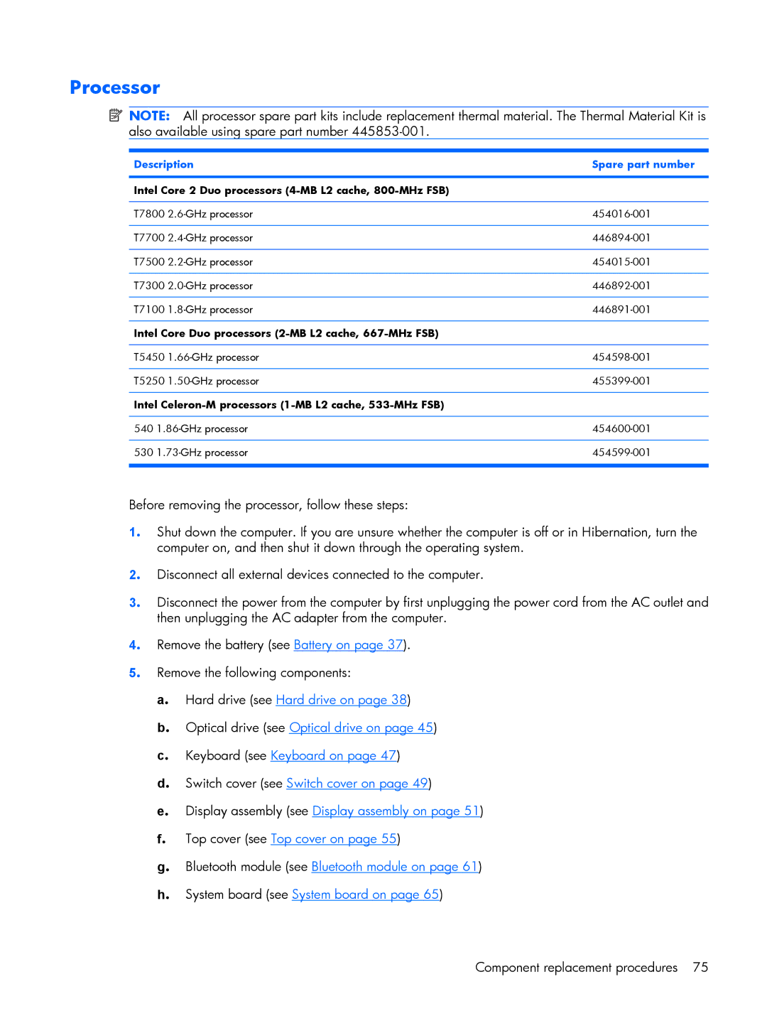 HP 2210B manual Processor 