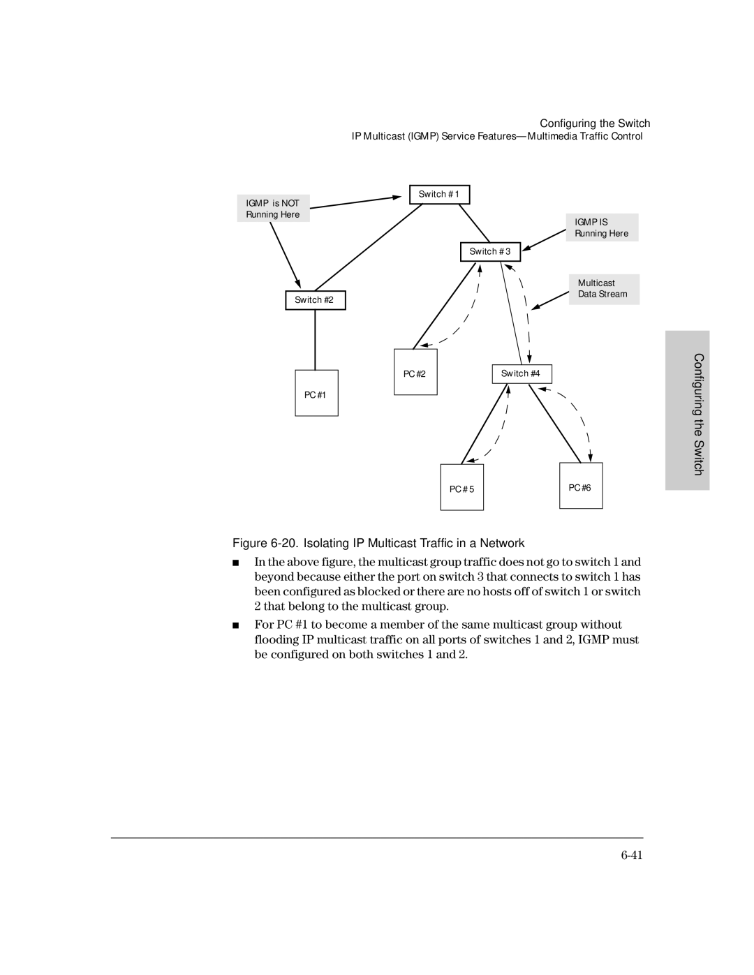 HP 212M, 224M manual Isolating IP Multicast Traffic in a Network 