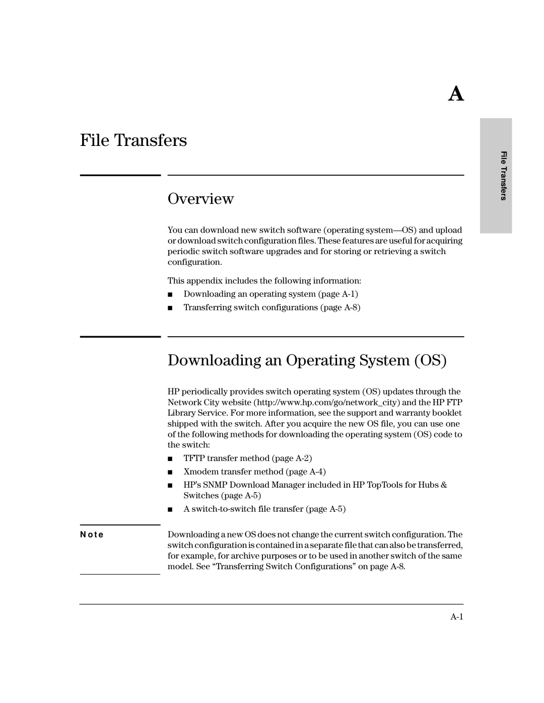 HP 212M, 224M manual File Transfers 