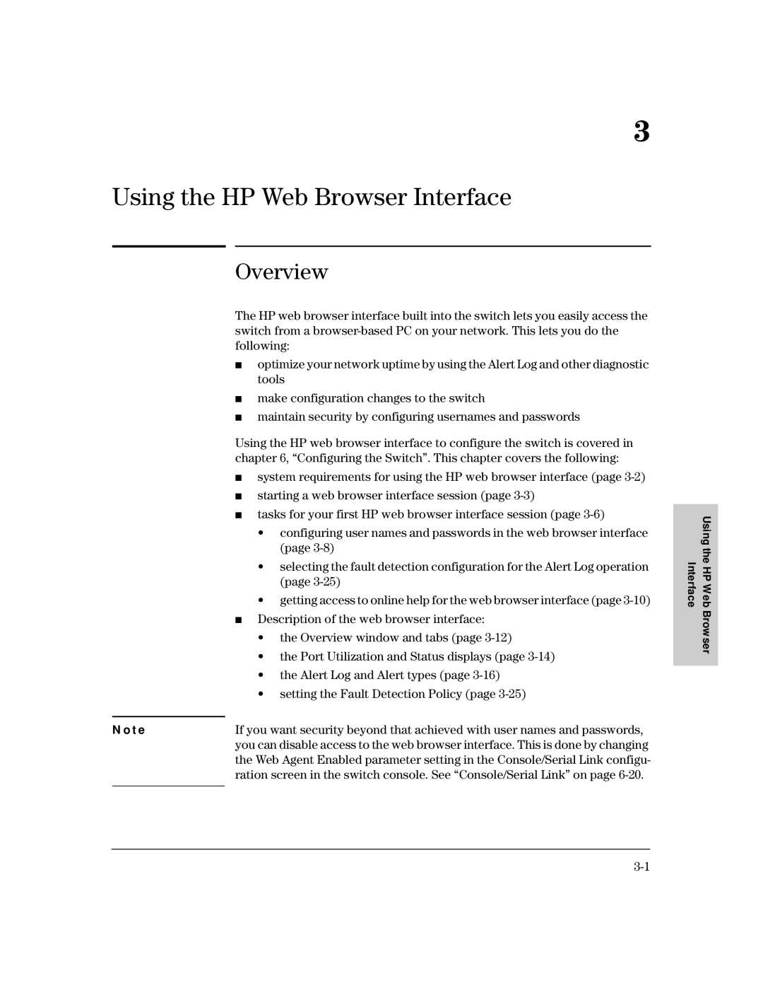 HP 212M, 224M manual Overview, Using the HP Web Browser Interface 