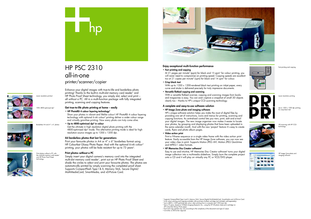 HP manual HP PSC 2310 all-in-one 