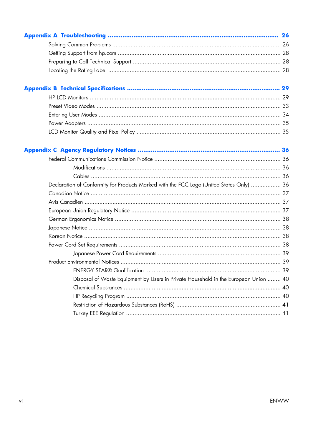 HP 2011x, 2311x, 2311F, 2311CM, 2711x, 2211x, 2211F, 2011S manual Appendix a Troubleshooting 