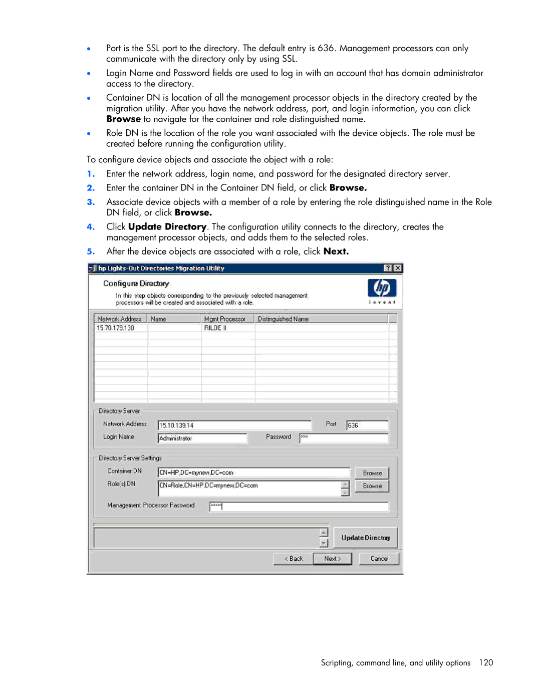 HP 232664-006 manual Scripting, command line, and utility options 