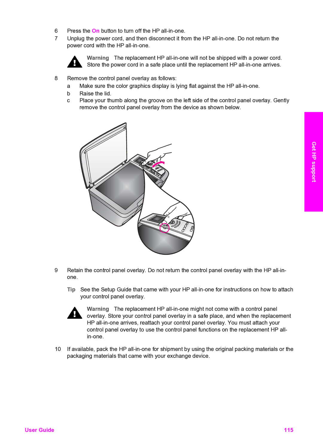 HP 2350 manual User Guide 115 