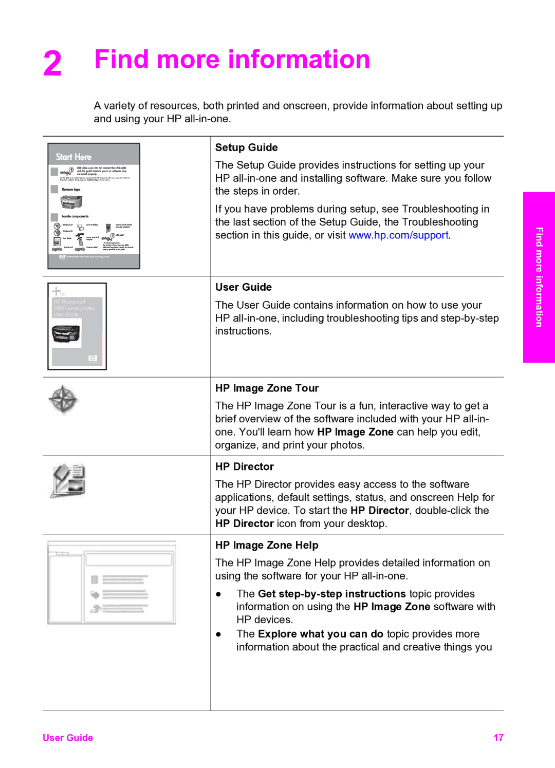 HP 2350 manual Find more information 