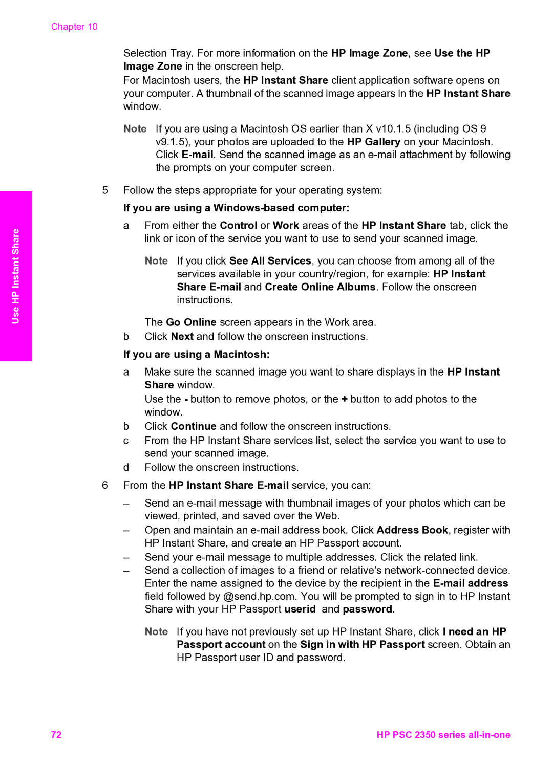 HP 2350, 2355v manual If you are using a Windows-based computer 