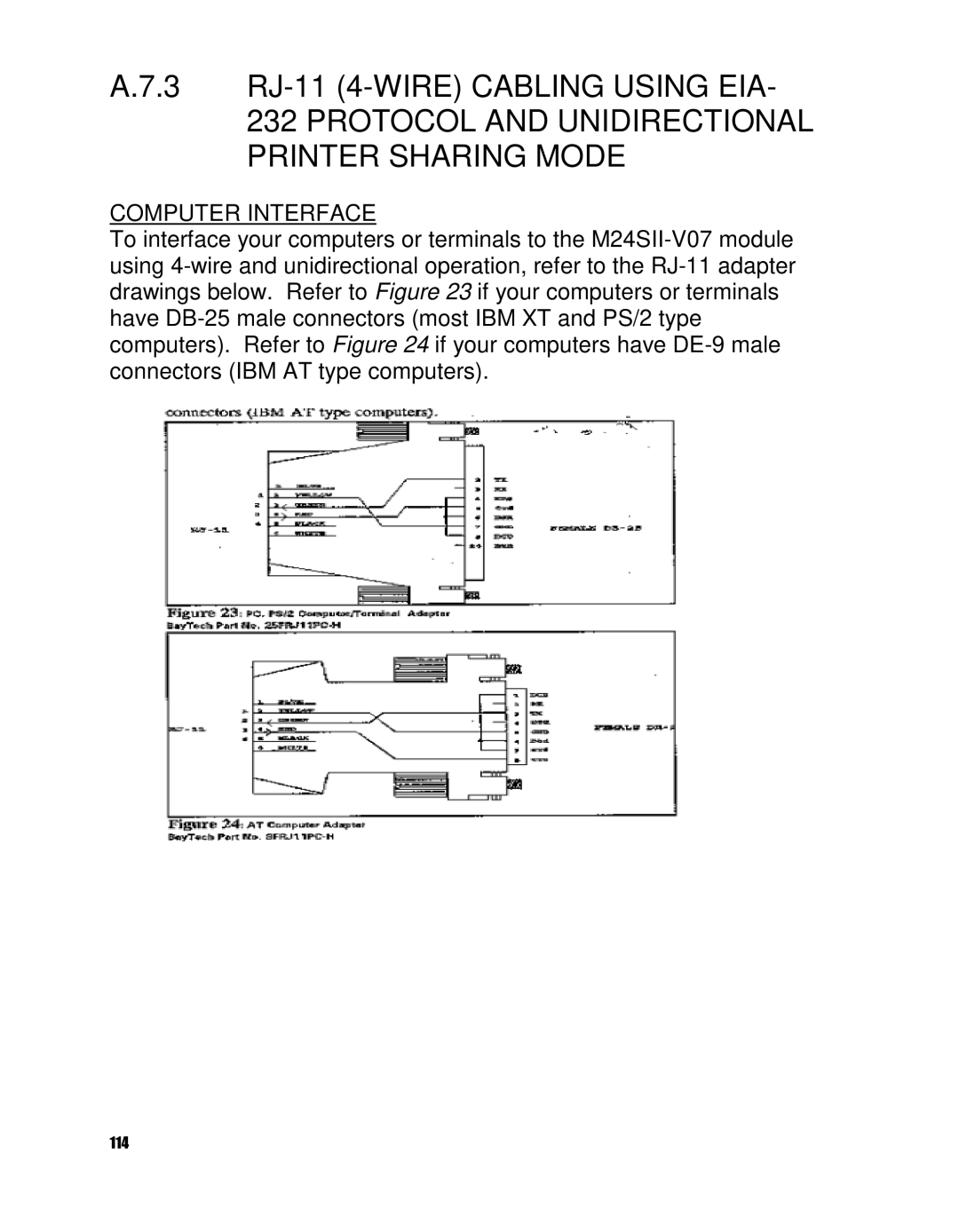 HP 24SII manual Computer Interface 