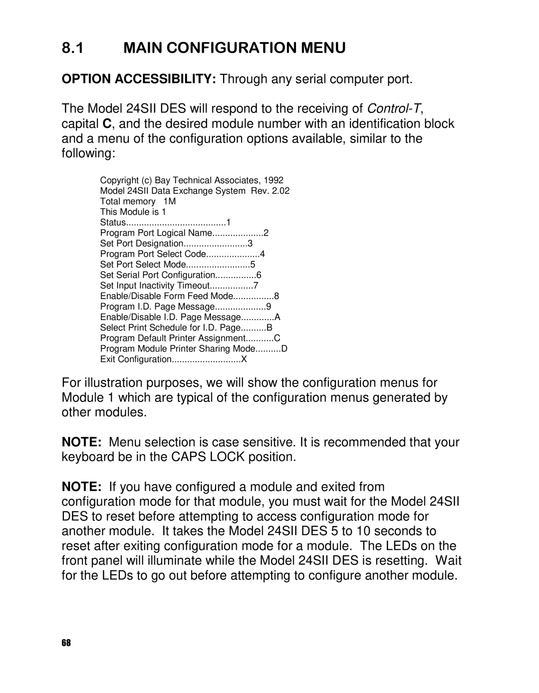 HP 24SII manual Set Port Designation 