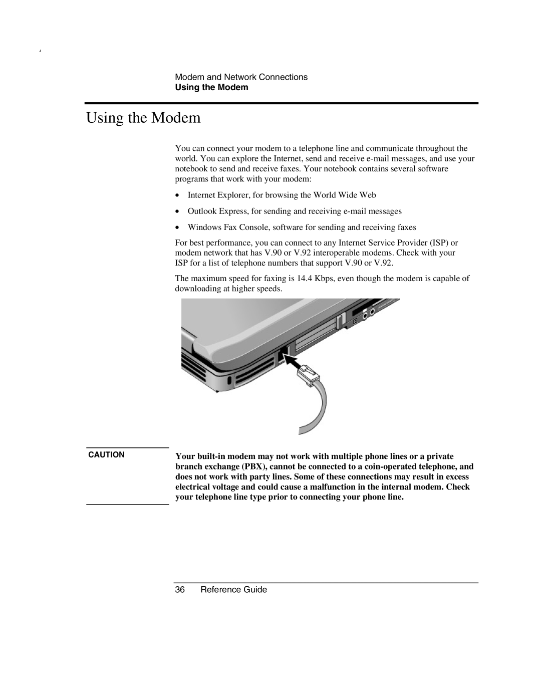 HP 2158EA, 2500, 2186AF, 2183AF, 2182US, 2182AT Using the Modem, Your telephone line type prior to connecting your phone line 