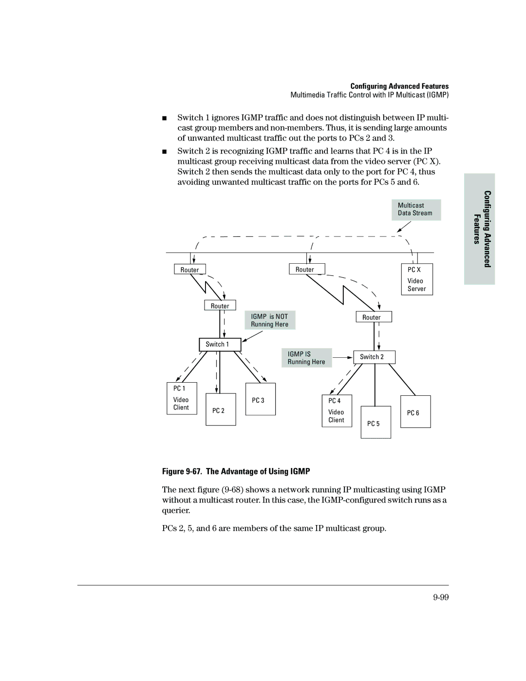 HP 2500 manual The Advantage of Using Igmp 