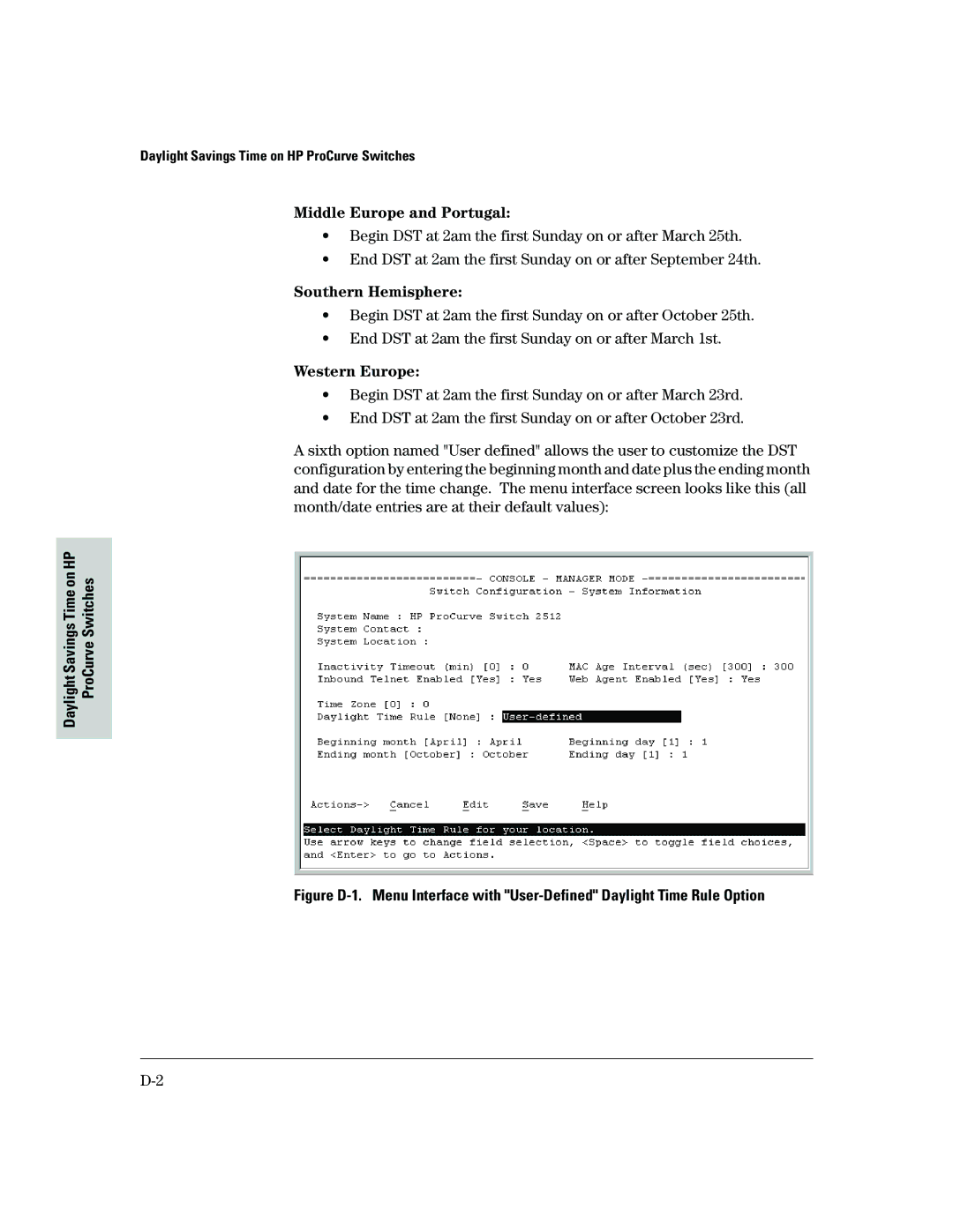 HP 2500 manual Middle Europe and Portugal, Southern Hemisphere, Western Europe, ProCurve Switches 