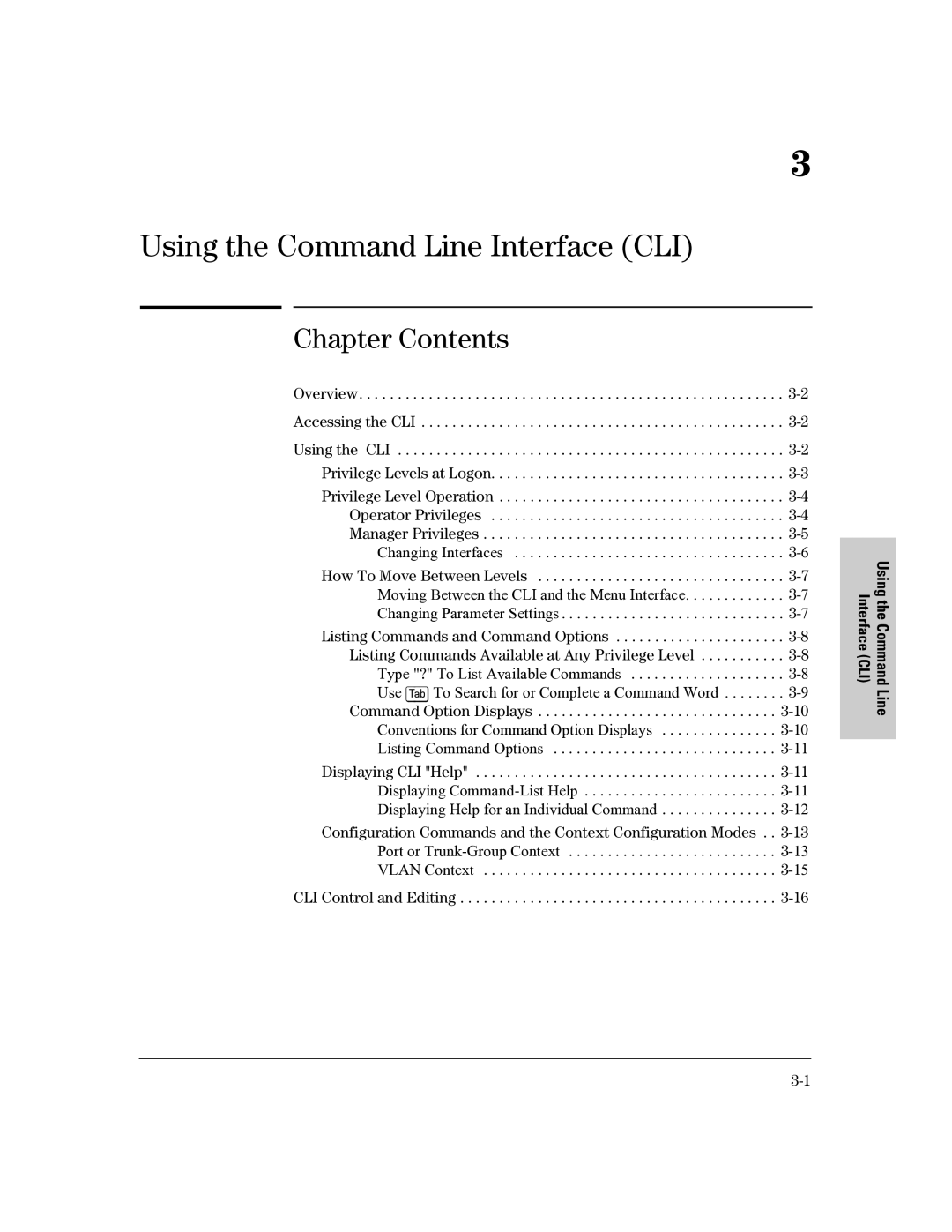 HP 2500 manual Use Tab To Search for or Complete a Command Word, Conventions for Command Option Displays 