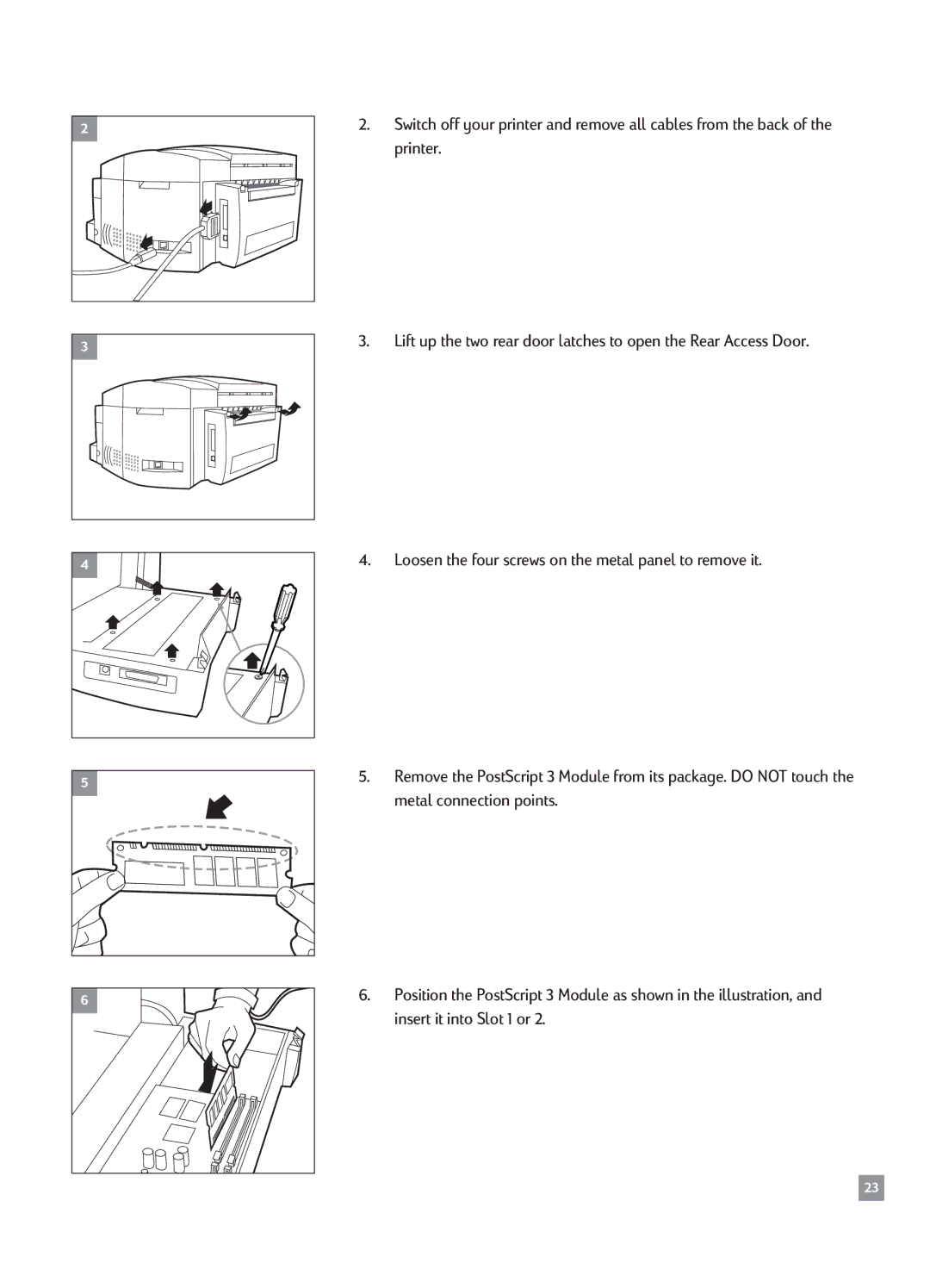 HP 2500CM manual 