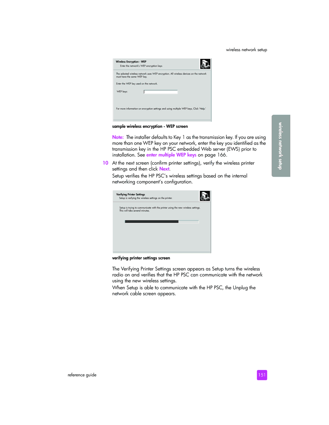 HP 2510xi manual 151, Wireless Encryption WEP 