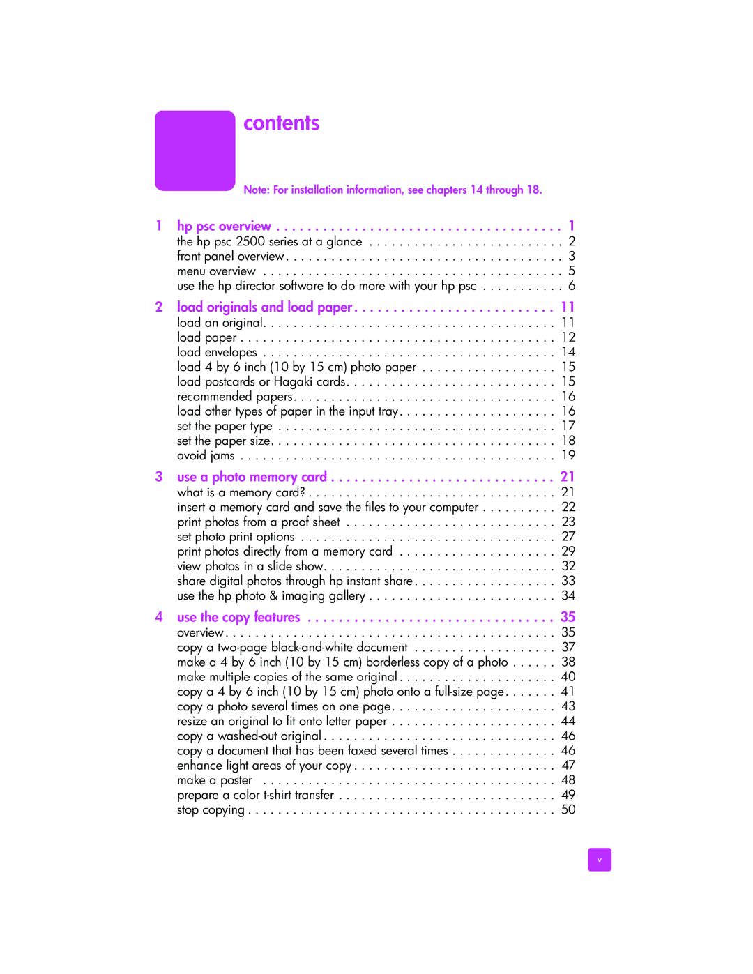 HP 2510xi manual Contents 