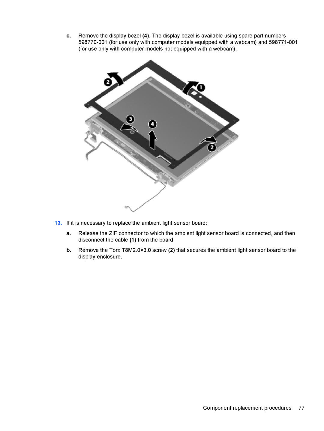 HP 2540p WZ226UT#ABA manual 