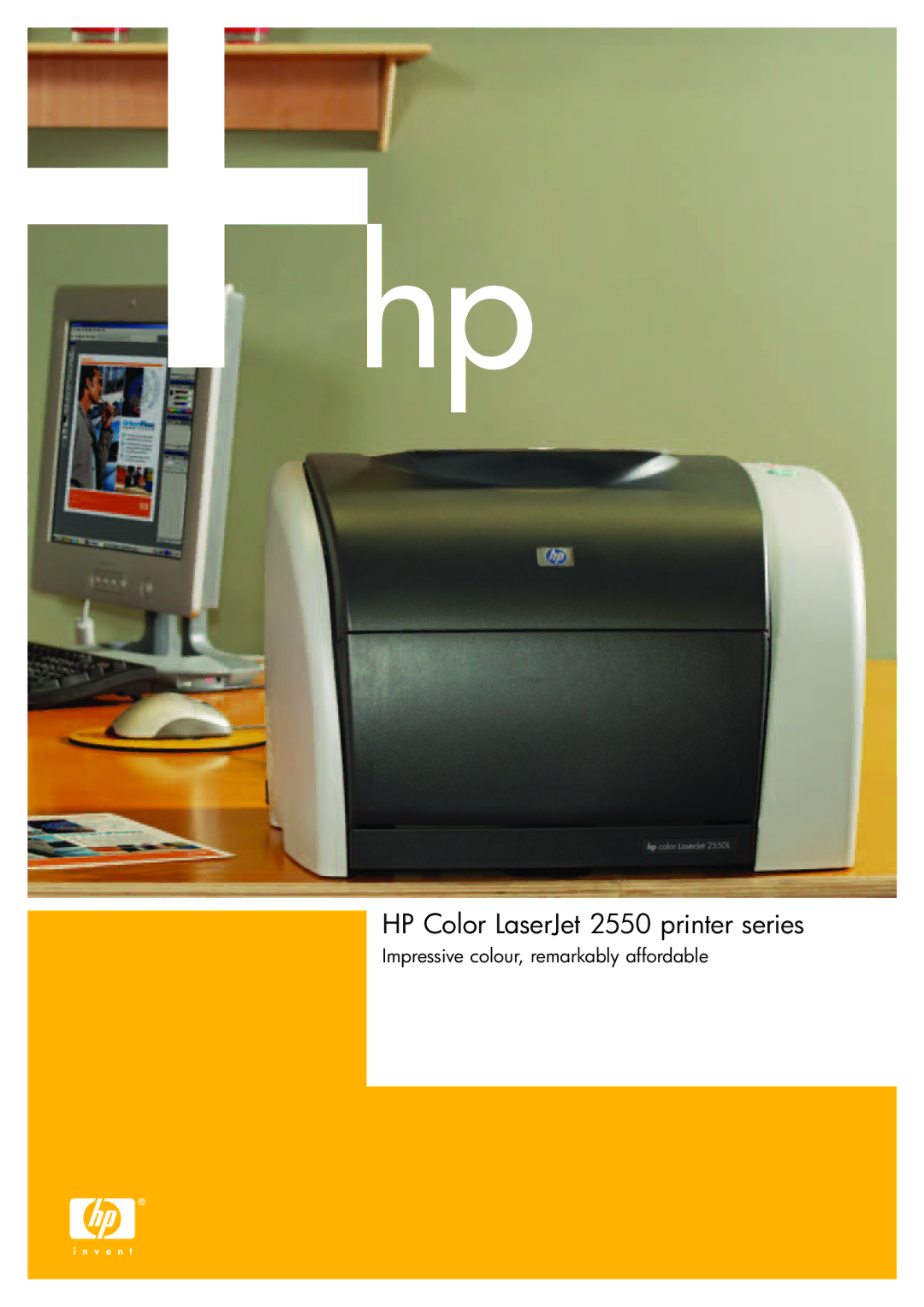 HP manual HP Color LaserJet 2550 printer series 