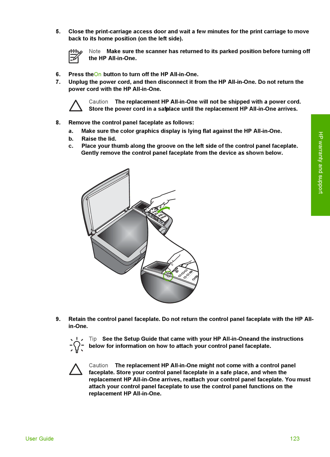 HP 2575v, 2575xi manual User Guide 123 