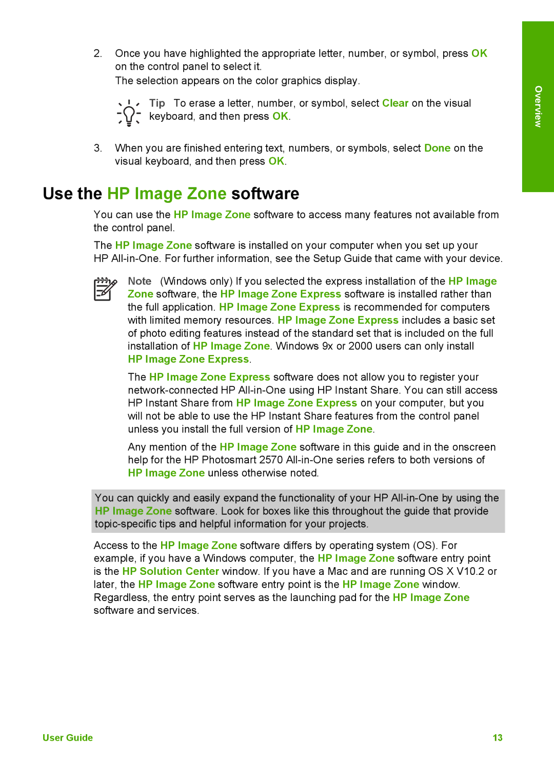 HP 2575v, 2575xi manual Use the HP Image Zone software 