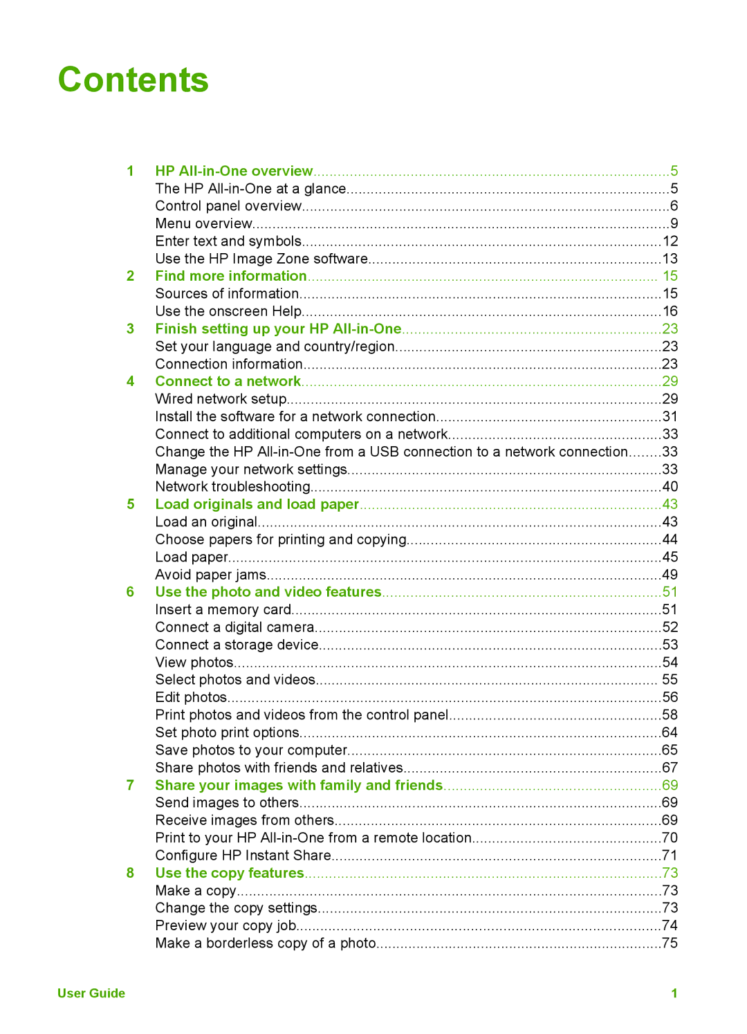 HP 2575v, 2575xi manual Contents 