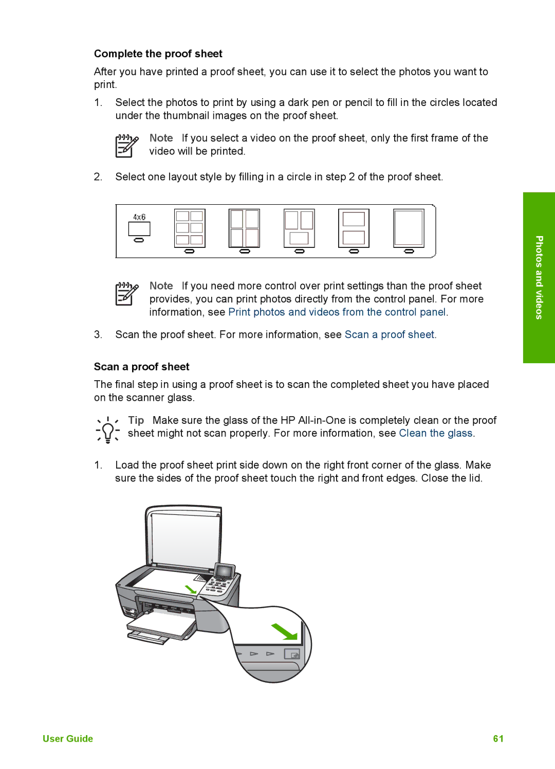 HP 2575v, 2575xi manual Complete the proof sheet, Scan a proof sheet 