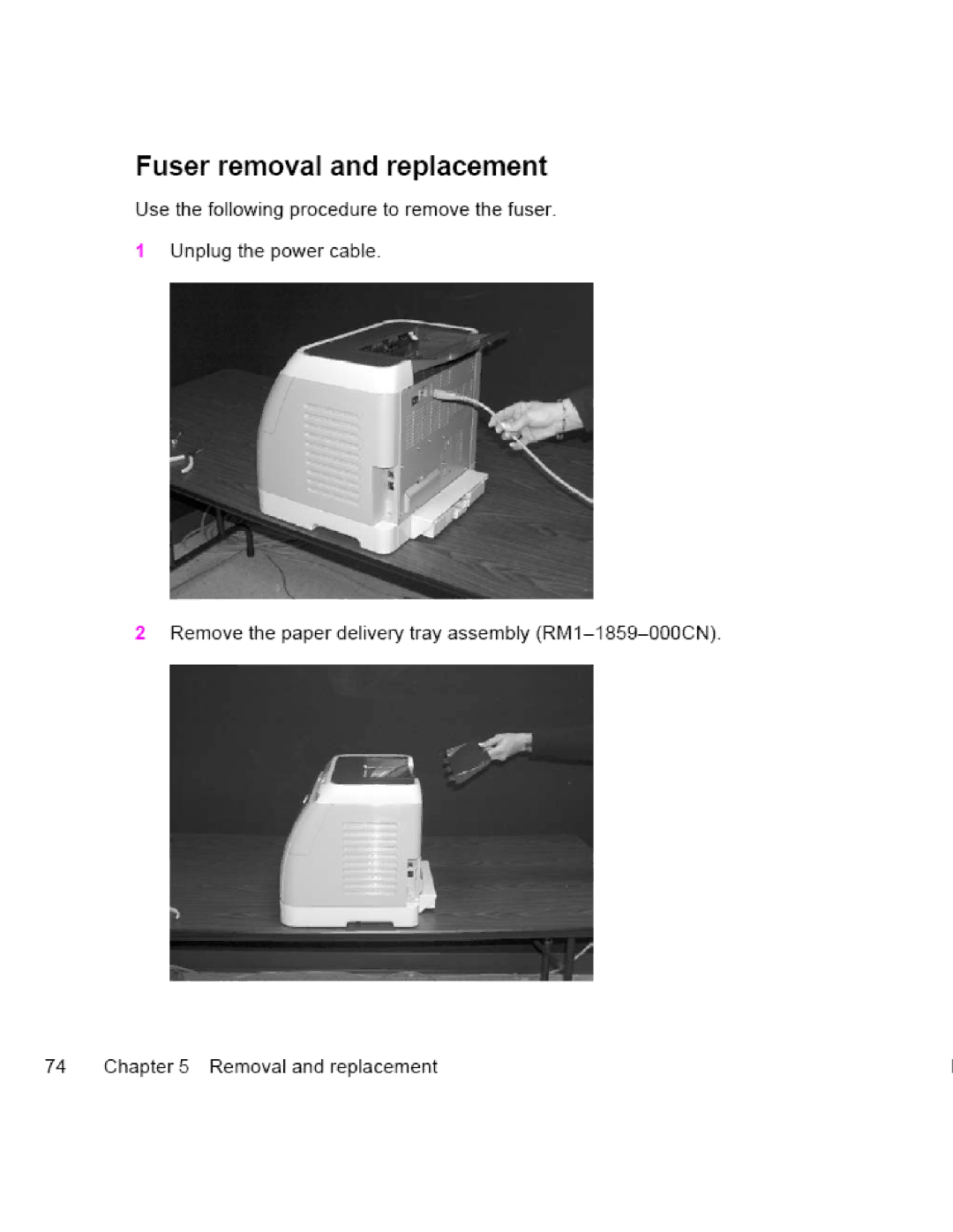 HP 2600 manual 