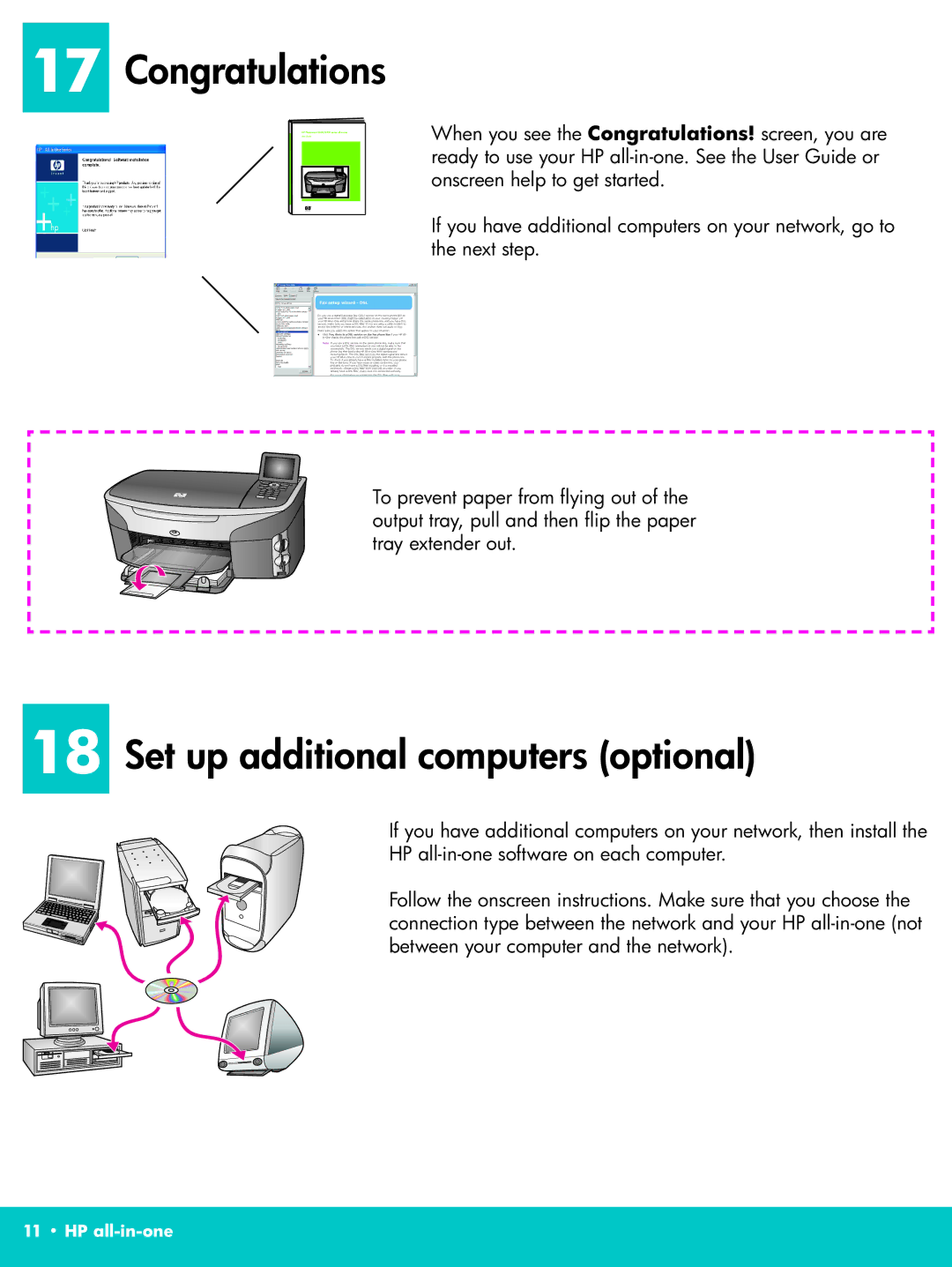 HP 2610xi, 2613, 2610v manual Congratulations, Set up additional computers optional 