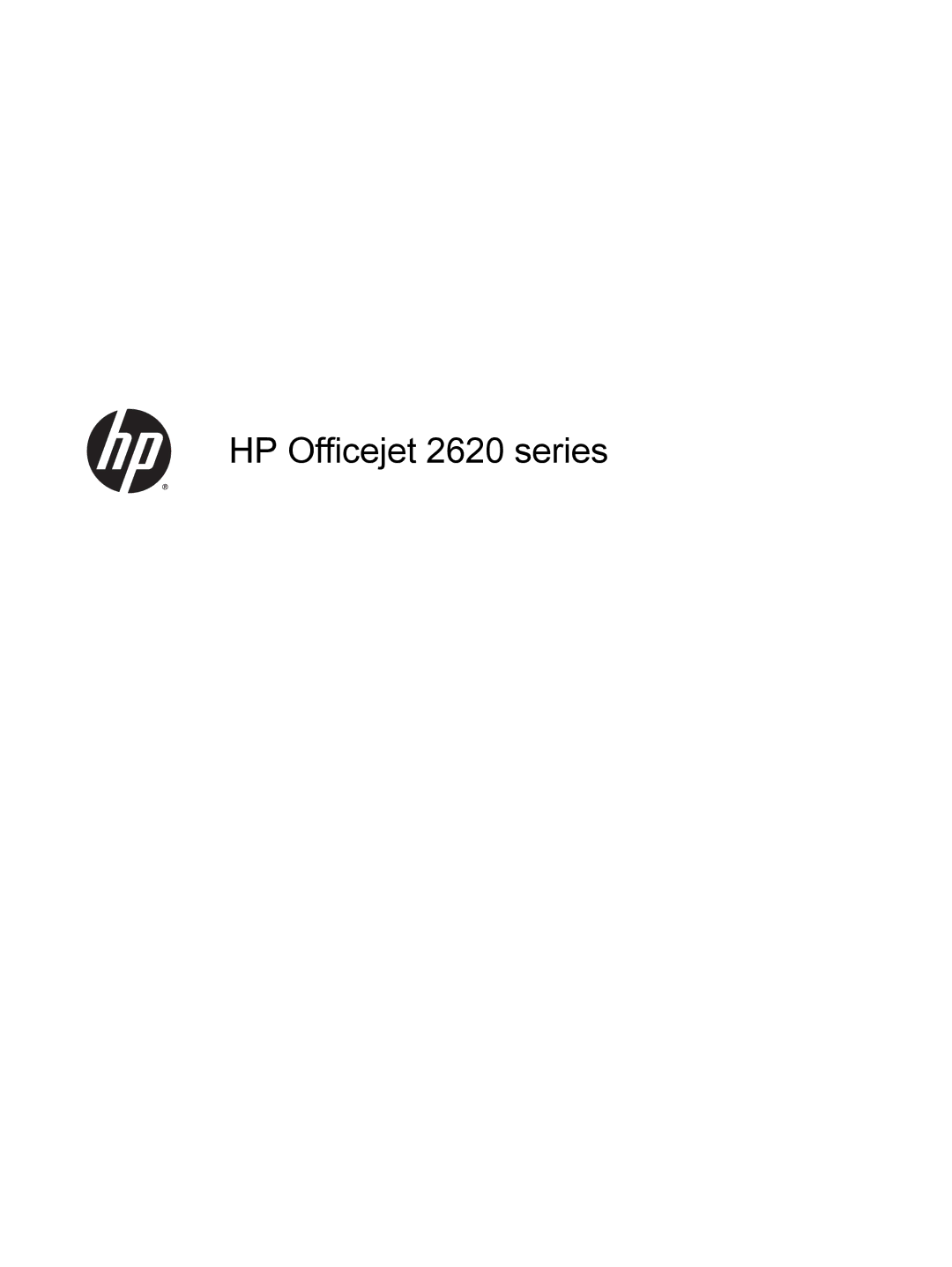 HP 2621, 2622 manual HP Officejet 2620 series 