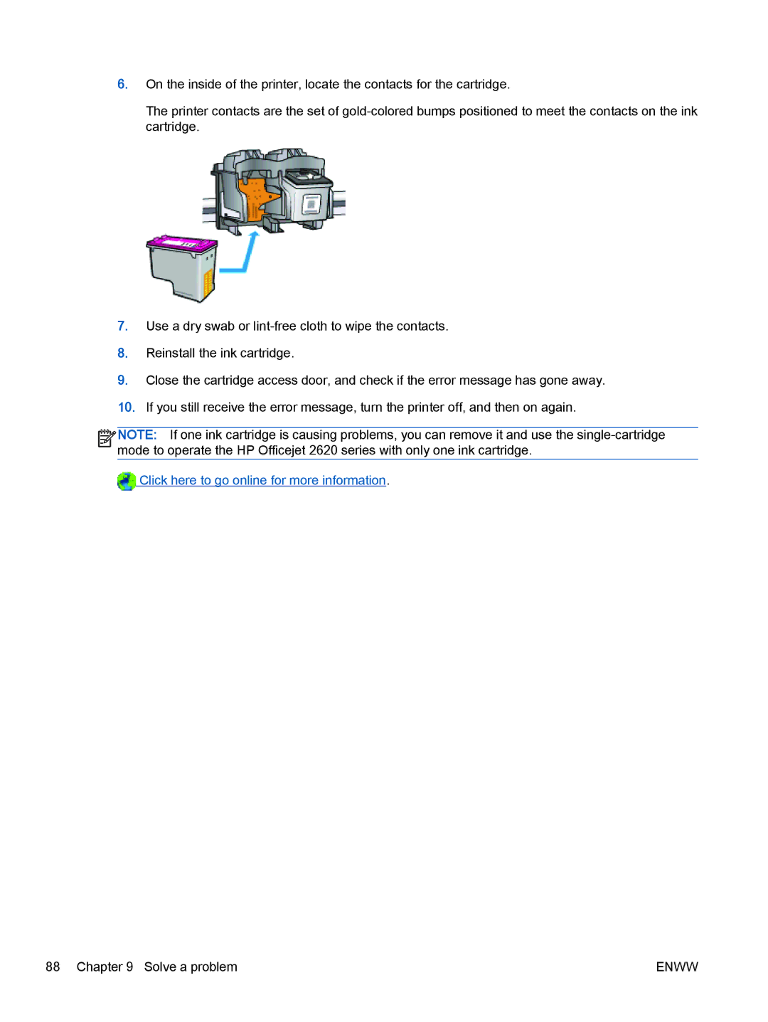 HP 2622, 2621 manual Click here to go online for more information 