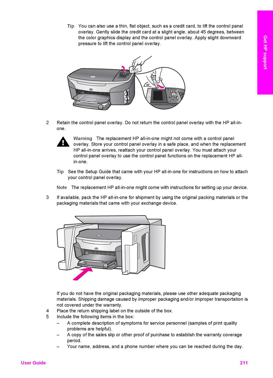 HP 2710xi, 2610xi, 2613, 2610v manual User Guide 211 