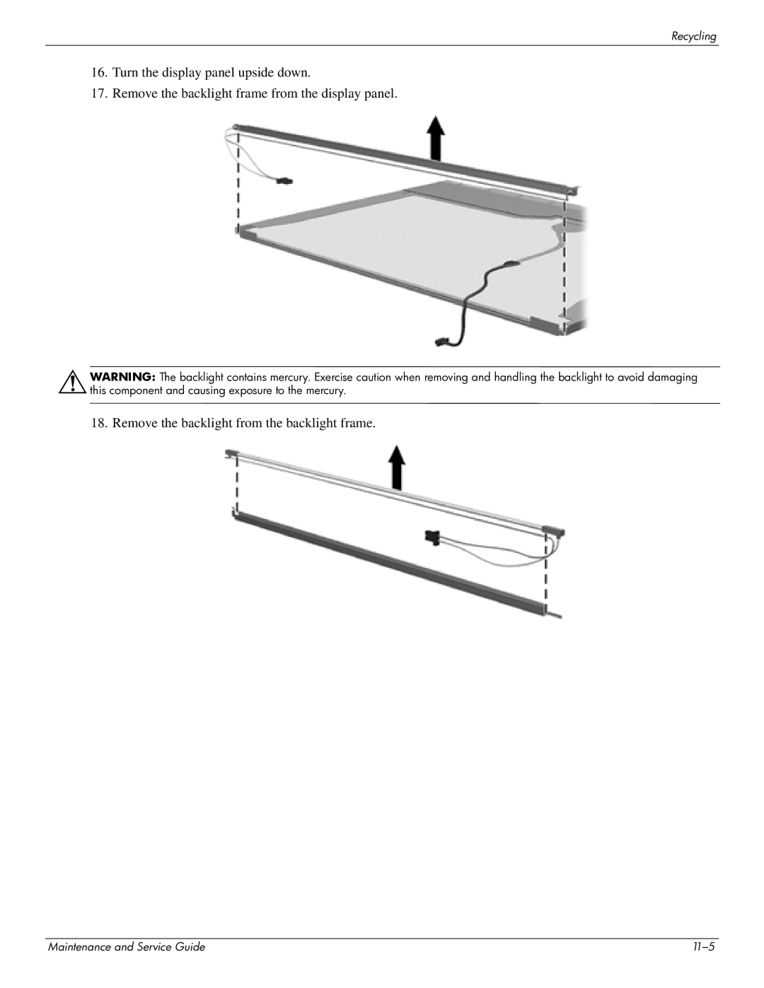 HP 2730p 2730p manual Maintenance and Service Guide 11-5 