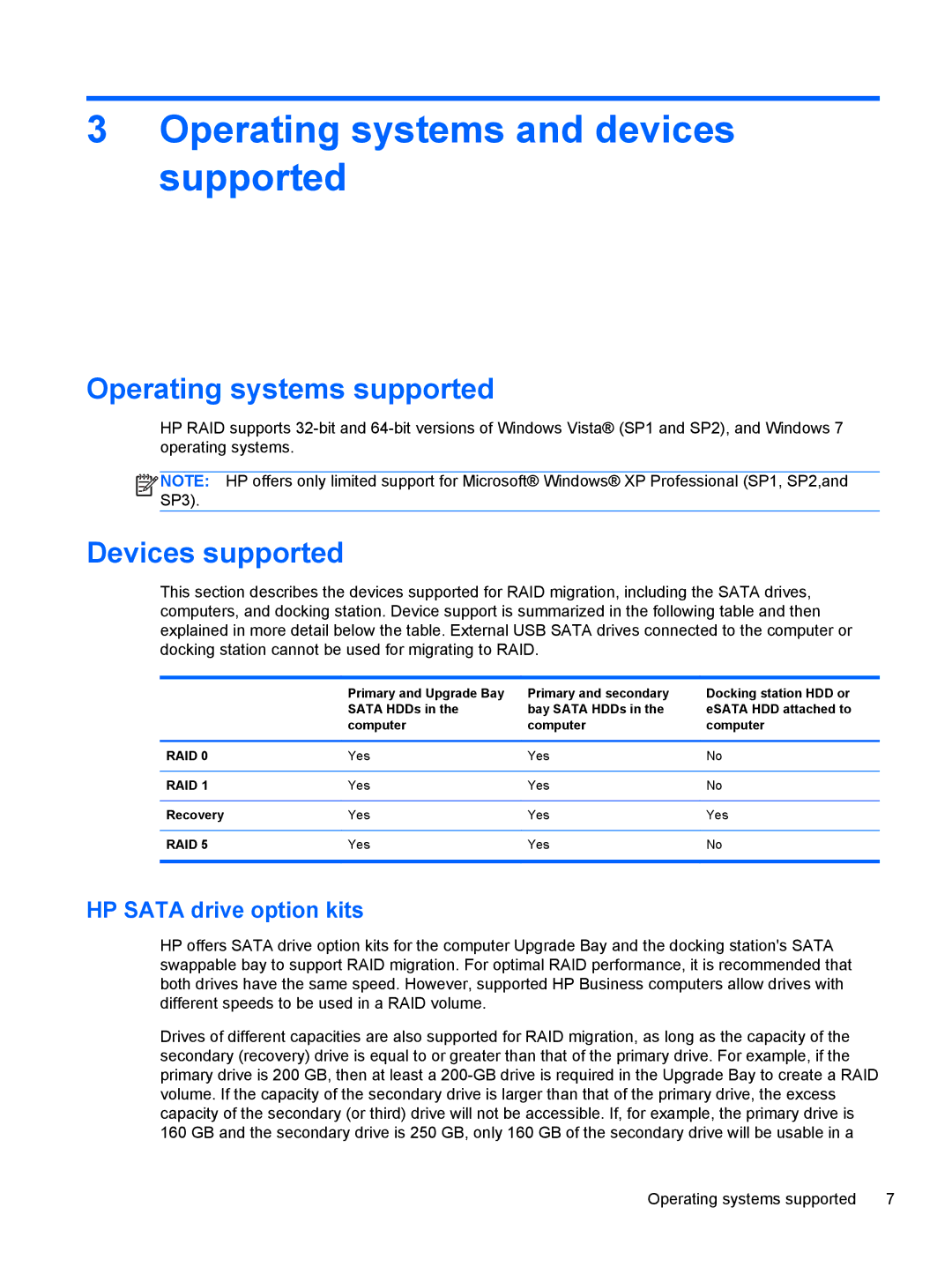 HP 2760p manual Operating systems and devices supported, Operating systems supported, Devices supported 