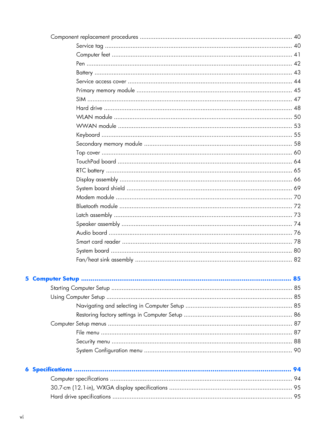 HP 2760p manual Specifications 