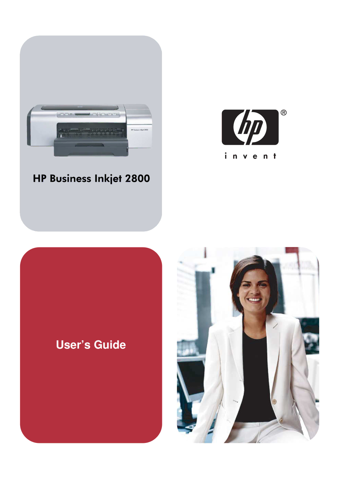 HP 2800 manual User’s Guide 