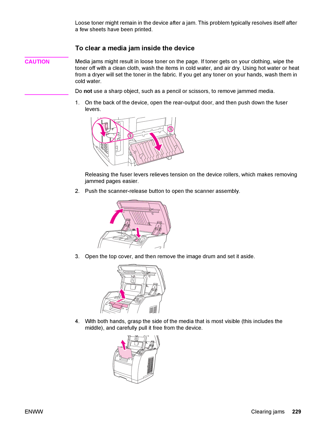 HP 2820, 2840, 2830 manual Few sheets have been printed 