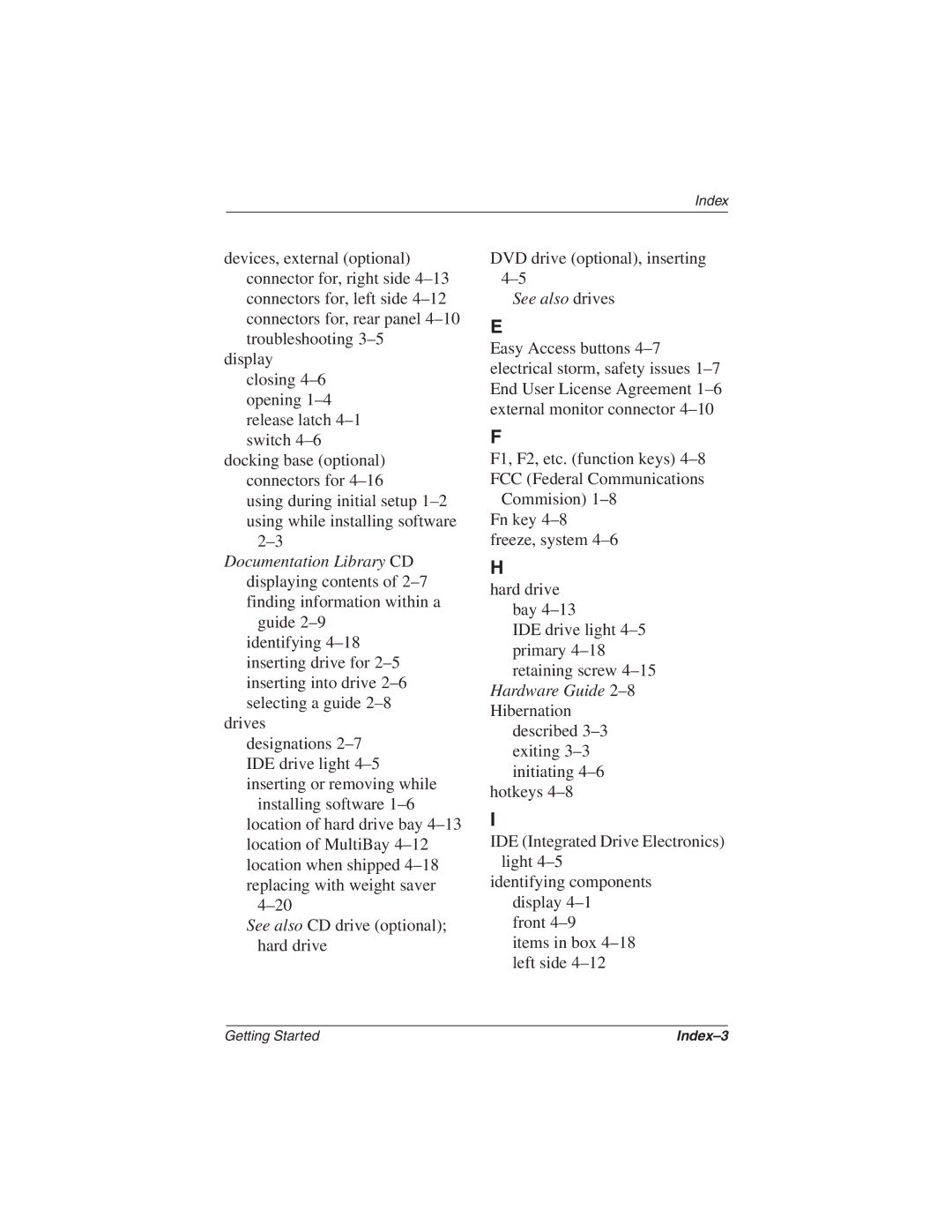 HP 2857AP manual See also CD drive optional hard drive 