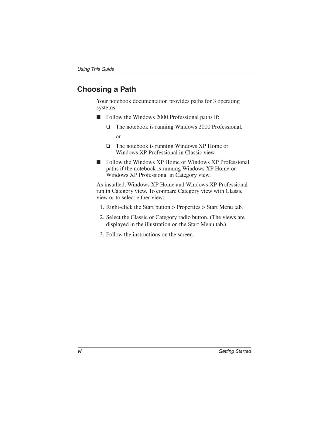 HP 2857AP manual Choosing a Path 