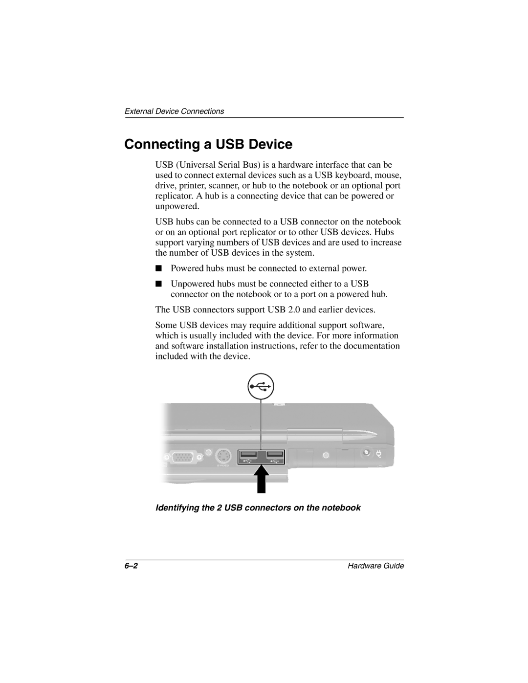 HP 2823AP, 2899AP, 2897AP, 2896AP, 2898AP, 2895AP, 2892AP, 2893AP, 2891AP, 2890AP, 2894AP, 2889AP, 2887AP Connecting a USB Device 