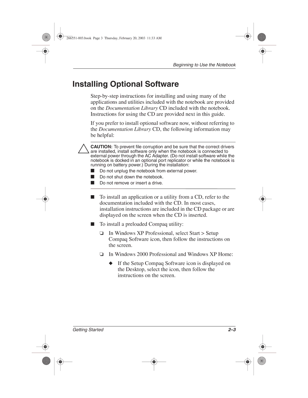 HP 2846AP, 2899AP, 2897AP, 2898AP, 2895AP, 2892AP, 2893AP, 2891AP, 2894AP, 2889AP, 2887AP, 2888AP manual Installing Optional Software 