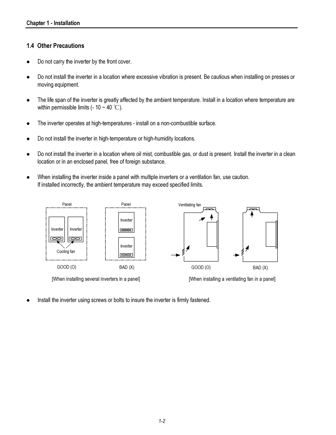 HP 30 30 manual Other Precautions, Installation 