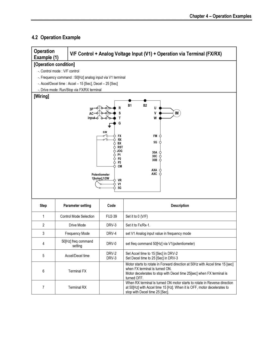 HP 30 30 manual Operation Examples, Operation condition, Wiring 