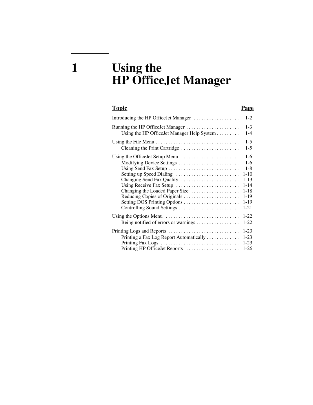 HP 300 manual Using HP OfficeJet Manager 