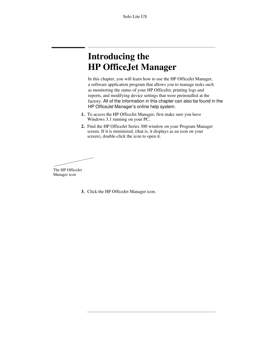 HP 300 manual Introducing HP OfficeJet Manager 