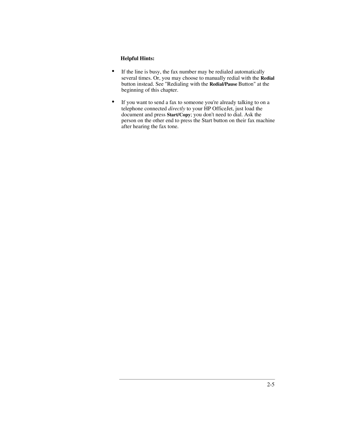 HP 300 manual Helpful Hints 