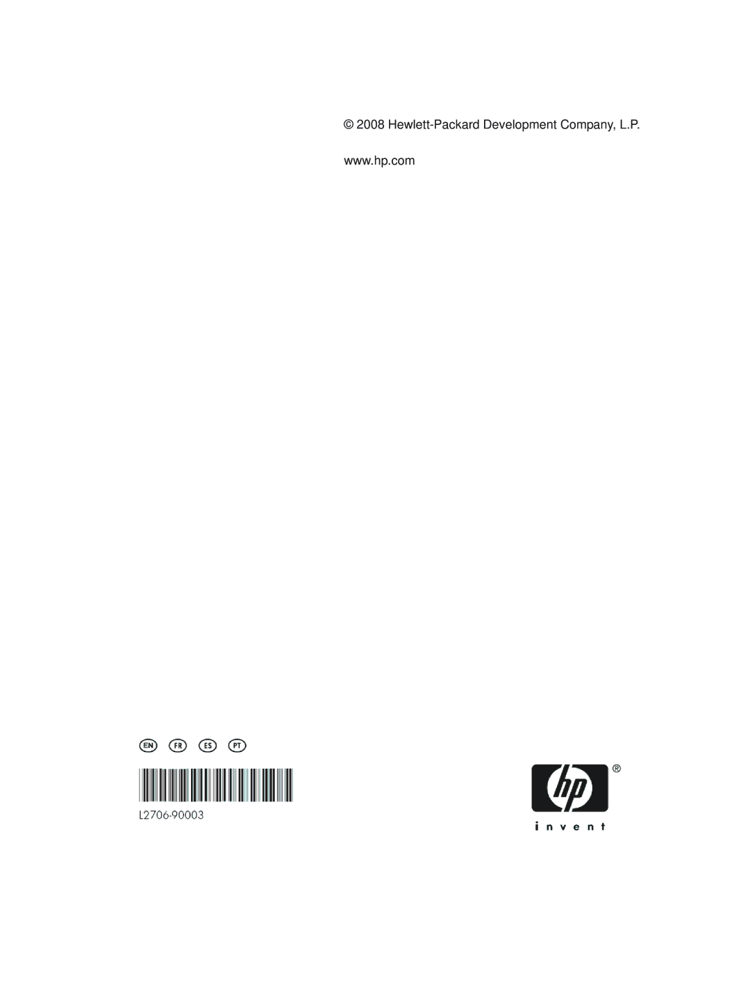 HP 3000 Sheet-feed manual Hewlett-Packard Development Company, L.P 