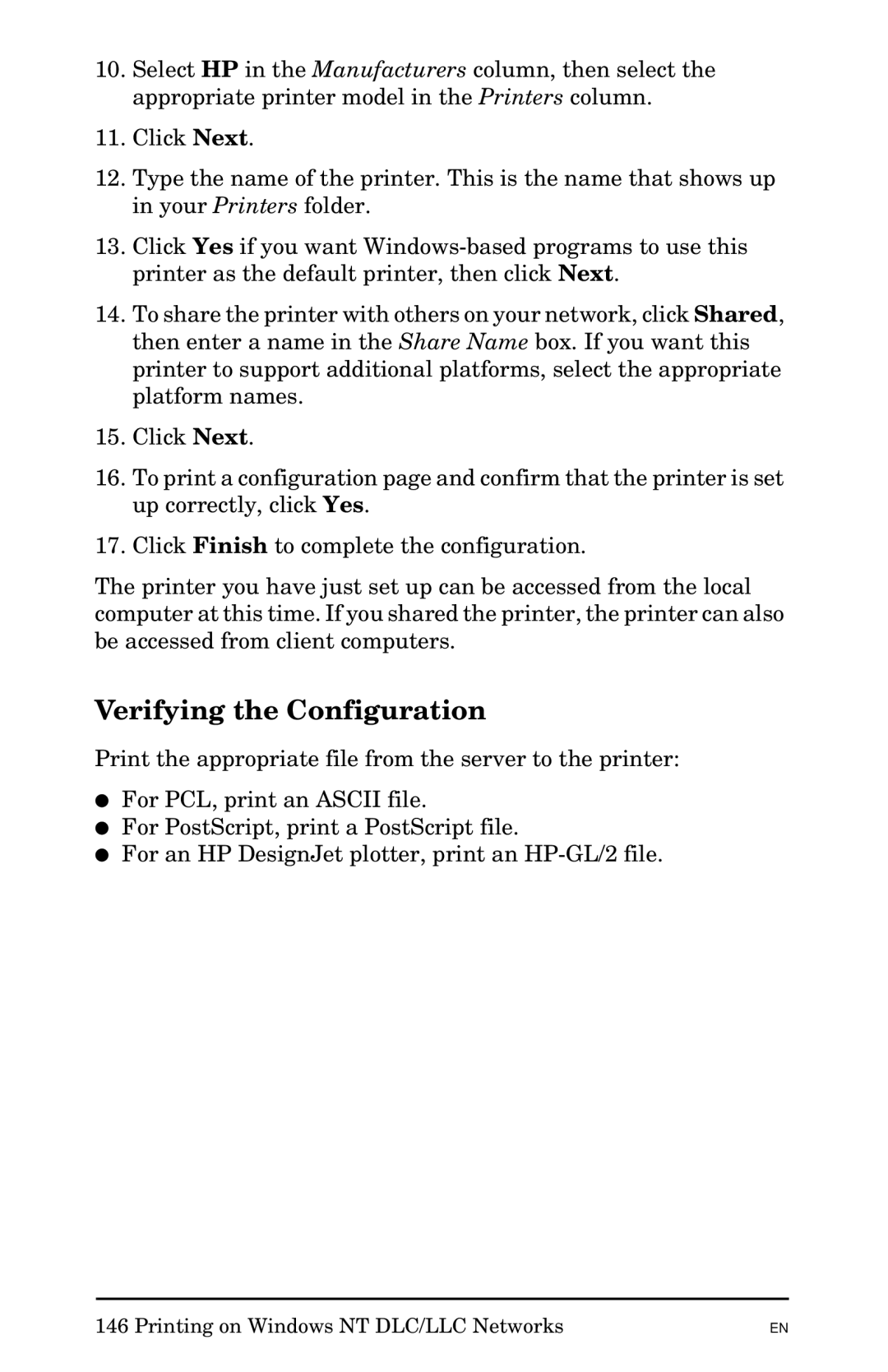 HP 300X manual Verifying the Configuration 