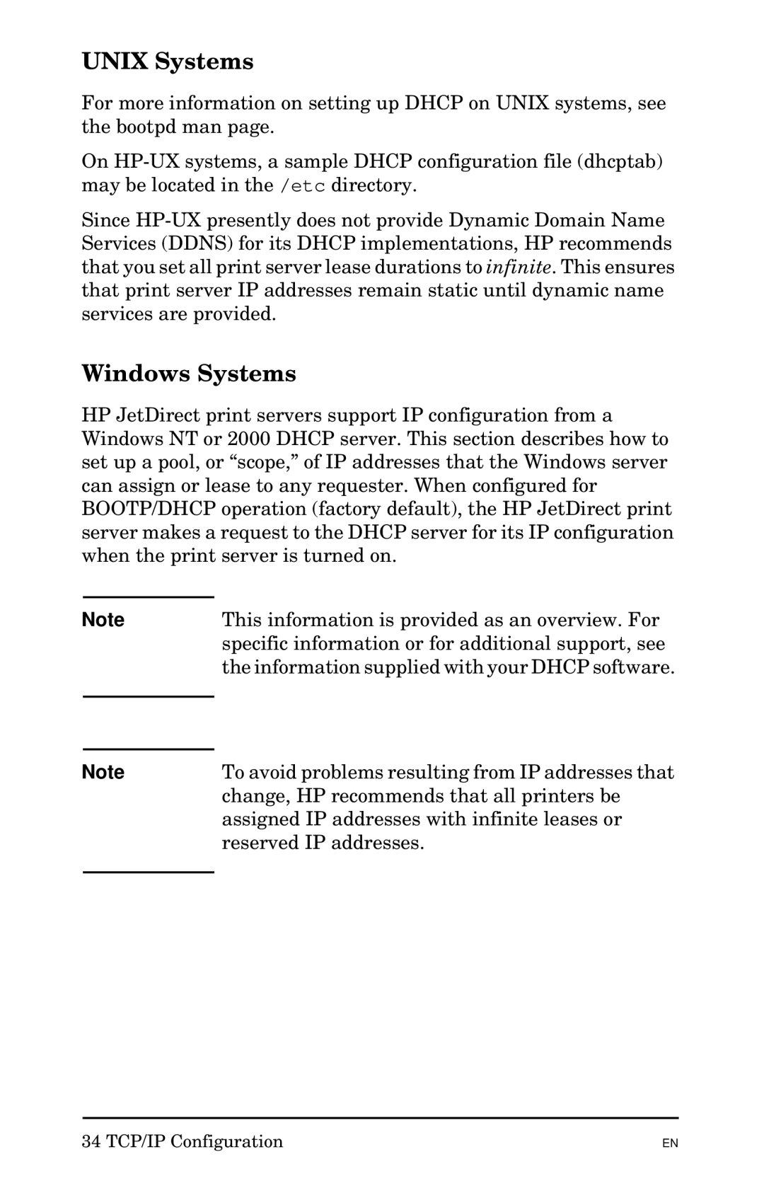 HP 300X manual Unix Systems, Windows Systems 