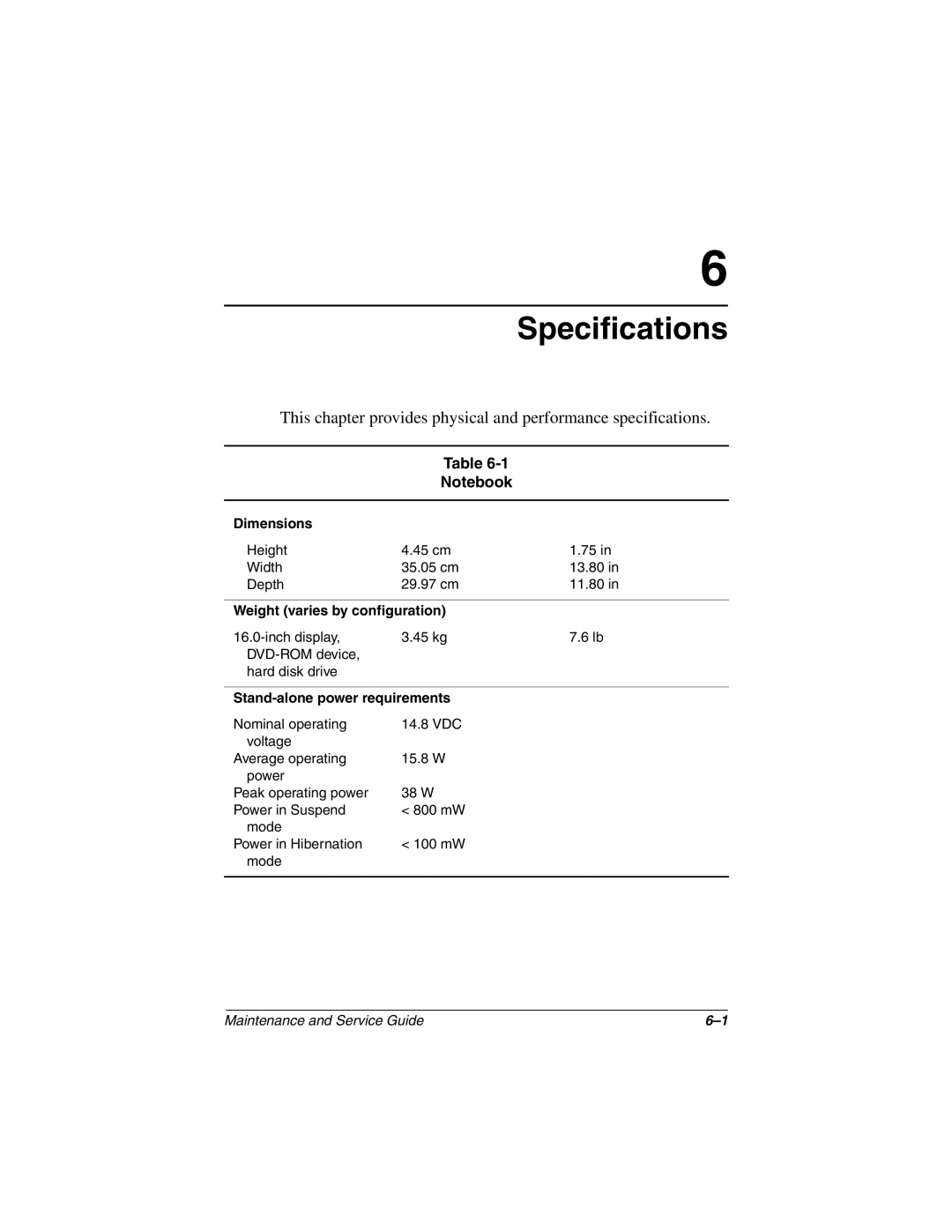 HP 3070US, 3016US, 3017CL, 3015US, 3018CL, 3015CA Dimensions, Weight varies by configuration, Stand-alone power requirements 