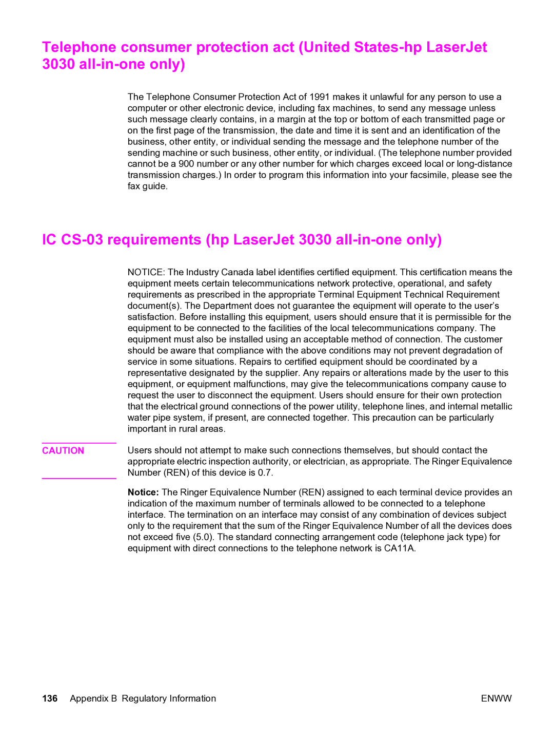 HP 3020 manual IC CS-03 requirements hp LaserJet 3030 all-in-one only 